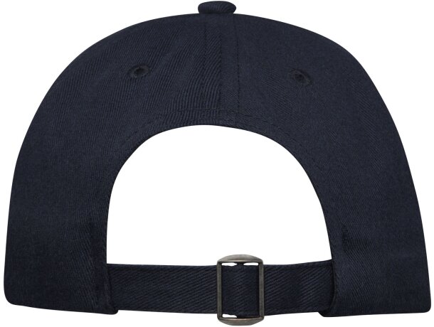 Gorra reciclada cinco paneles con rastreador Aware Onyx Azul marino detalle 8