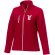 Chaqueta softshell Orion con microforro para mujer Rojo detalle 1
