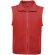 Chaleco forro polar unisex Bellagio Roly con cremallera y bolsillos Rojo