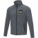 Chaqueta polar para hombre Zelus con cremallera reversible Gris tormenta detalle 31