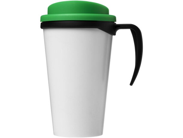 Taza térmica personalizada en pp 350ml Negro intenso/verde detalle 11