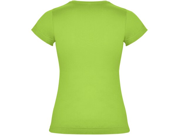 Camiseta mujer manga corta Jamaica Roly 100% algodón entallada detalle 22