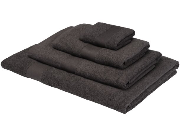 Toalla algodón 450 g/m² Evelyn 100x180 certificada OEKO-TEX Blanco detalle 6