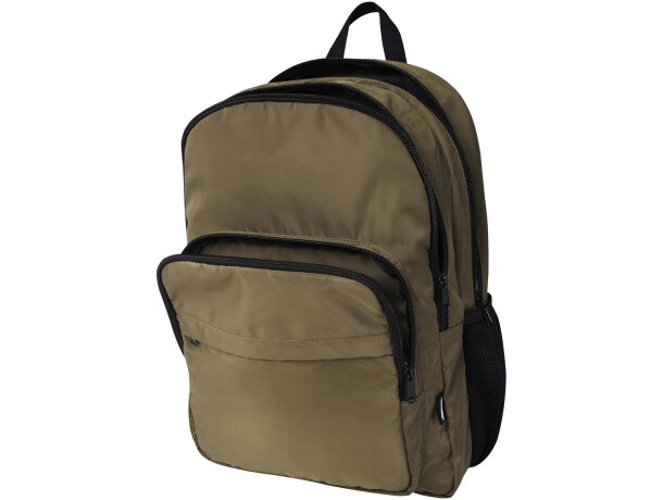 Mochila portátil 15 pulgadas Trend Plus con certificado GRS Verde bosque detalle 33