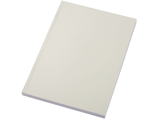Libreta A5 Novella Austen papel reciclado certificado FSC Blanco marfil detalle 4