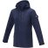 Chaqueta unisex ligera GRS reciclada Kai Azul marino detalle 1