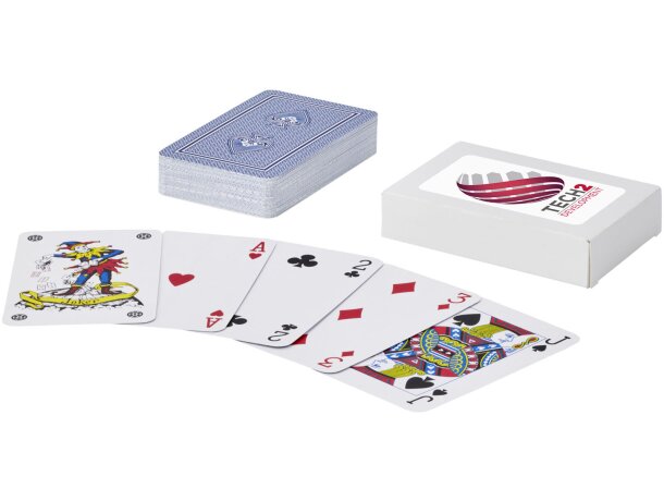 Juego de cartas Ace en papel de fuentes sostenibles certificado Blanco detalle 5