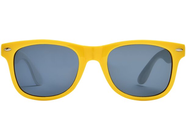 Gafas de sol de color liso Sun Ray Amarillo detalle 17