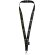 Lanyard Tom de PET reciclado con cierre independiente Negro intenso detalle 9