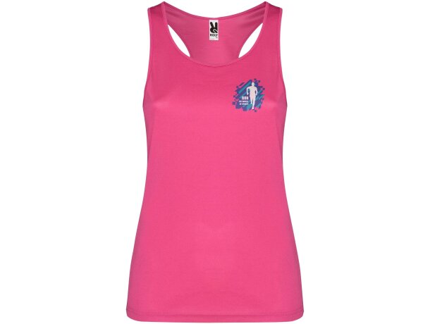 Camiseta deportiva sin mangas mujer Shura Roly cool fit detalle 25