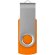 Memoria USB Rotate 2GB con protección giratoria de aluminio Naranja/plateado detalle 24