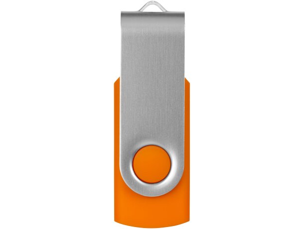 Memoria USB Rotate 2GB con protección giratoria de aluminio Naranja/plateado detalle 24