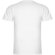 Camiseta cuello pico manga corta hombre Samoyedo Roly algodón Blanco detalle 2