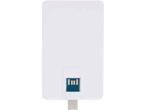 Memoria USB 32 GB doble puerto tipo C y USB A 3.0 Duo slim Blanco detalle 4