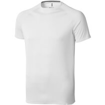 Camiseta de manga corta unisex niagara de Elevate 135 gr blanca