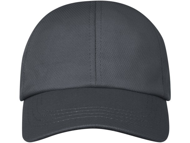 Gorra fit fresca de 6 paneles Gris tormenta detalle 18