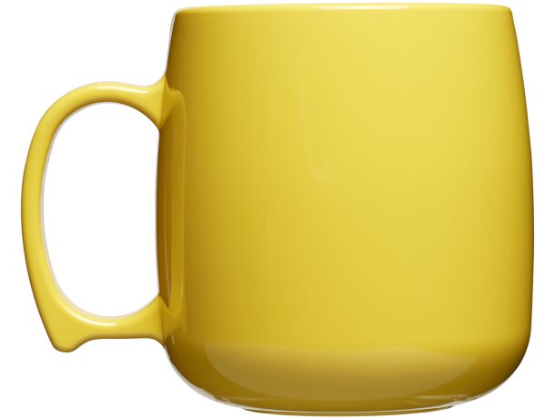 Taza de plástico clásica de 300 ml Amarillo detalle 21