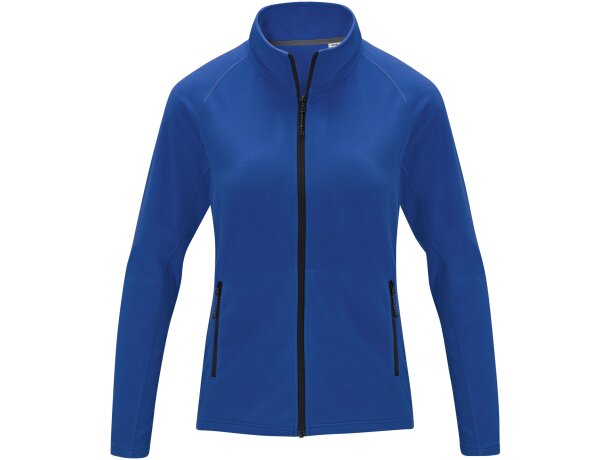 Chaqueta polar mujer Zelus con microforro 140 g/m² Azul detalle 20