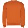 Sudadera cuello redondo unisex Clásica Roly personalizable Naranja