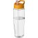 H2O Active® Tempo Bidón deportivo con tapa con boquilla de 700 ml Transparente/naranja