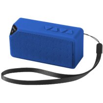 Altavoz bluetooth con sonido de calidad y micrófono personalizado azul Altavoz bluetooth con sonido de calidad y micrófono personalizado azul