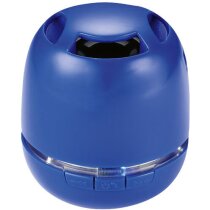 Altavoz mini con control de volumen y micro personalizado azul medio Altavoz mini con control de volumen y micro personalizado azul medio