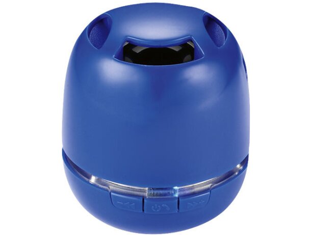 Altavoz mini con control de volumen y micro personalizado azul medio Altavoz mini con control de volumen y micro personalizado azul medio