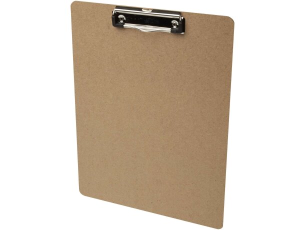 Portapapeles madera prensada Platu con clip metálico Natural detalle 4