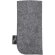 Funda gafas material reciclado certificado GRS Felta Gris medio detalle 3