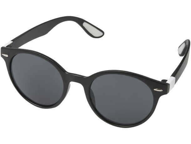 Gafas de sol diseño redondo pp Steven Verde lima detalle 12
