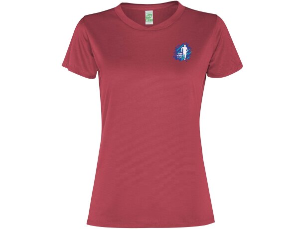 Camiseta deportiva mujer Slam Roly poliéster reciclado detalle 5