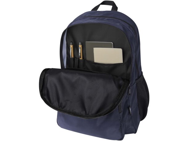 Mochila portátil 15 pulgadas Trend Plus con certificado GRS Azul marino detalle 13