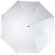 Paraguas Ibi 27 pulgadas con tejido pongee y armazón reforzado Blanco detalle 2
