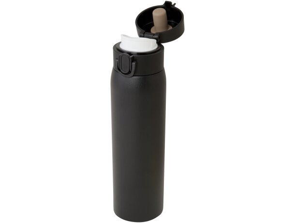 Termo Sika 450ml con aislamiento térmico de acero reciclado Negro intenso detalle 9