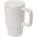 Taza térmica de gres Carter con tapa antiderrame 450ml Blanco