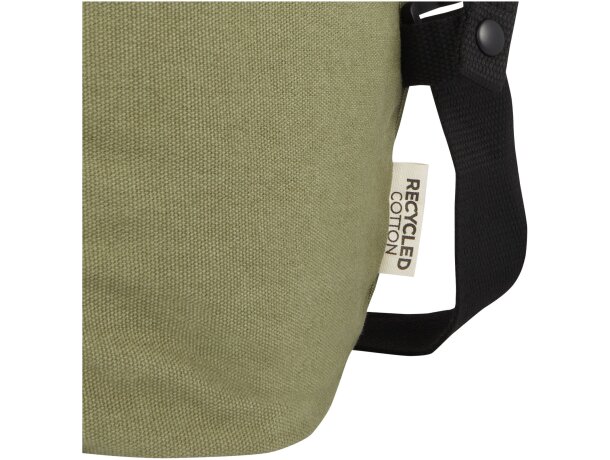Bolsa deportiva Joey lona reciclada GRS 25 litros Verde oliva detalle 21