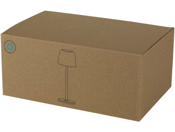 Lámpara mesa recargable regulable Alya con control táctil Negro intenso detalle 3