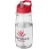 H2O Active® Pulse Bidón deportivo con tapa con boquilla de 600 ml Transparente/rojo detalle 14