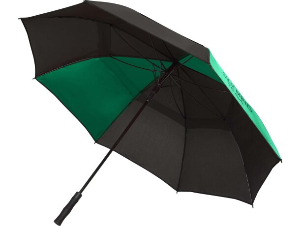 Paraguas cortaviento Jeff con apertura automática y fibra vidrio Verde detalle 25