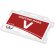 Porta credencial original de formato horizontal pp Transparente escarchado