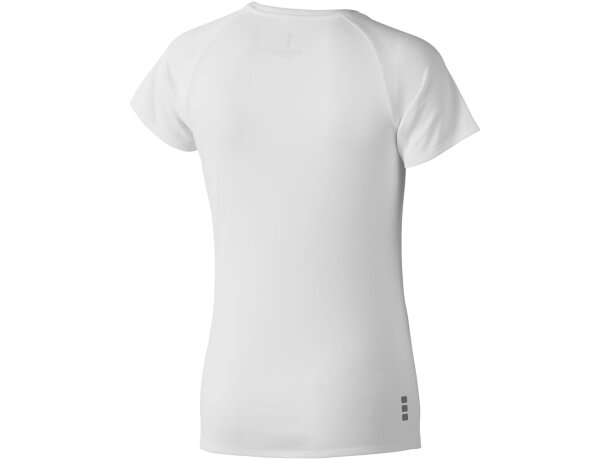 Camiseta manga corta de mujer niagara de Elevate 135 gr Blanco detalle 3