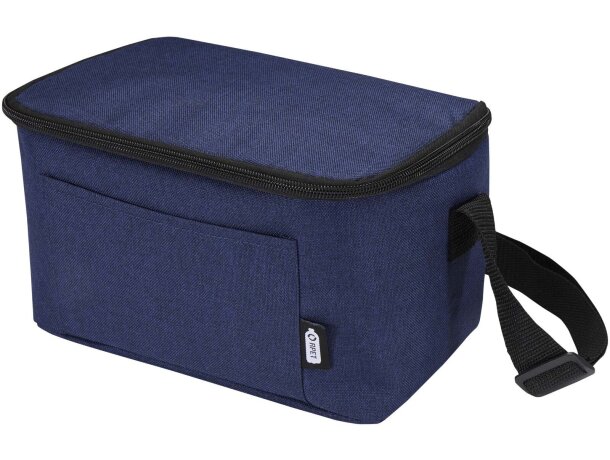 Bolsa nevera Tundra de RPET con certificado GRS para 6 latas Gris mezcla detalle 12