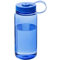 Botella sencilla de plástico con tapa rosca 650 ml barata azul transparente Botella sencilla de plástico con tapa rosca 650 ml barata azul transparente