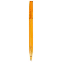 Bolígrafo de plástico en varios colores personalizado naranja