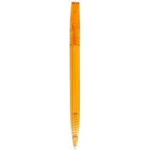 Bolígrafo de plástico en varios colores personalizado naranja