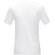 Camiseta orgánica GOTS de manga corta para mujer Azurite Blanco detalle 4