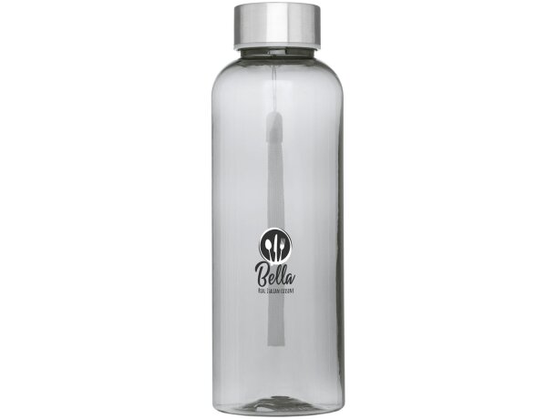 Bidón deportivo Bodhi 500ml de RPET con tapa de acero reciclado Negro transparente detalle 7