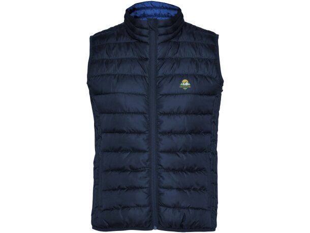 Chaleco aislamiento mujer Oslo Roly acolchado tacto pluma Azul marino detalle 10