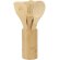 Set de utensilios de cocina de bambú Tala con soporte Madera detalle 2