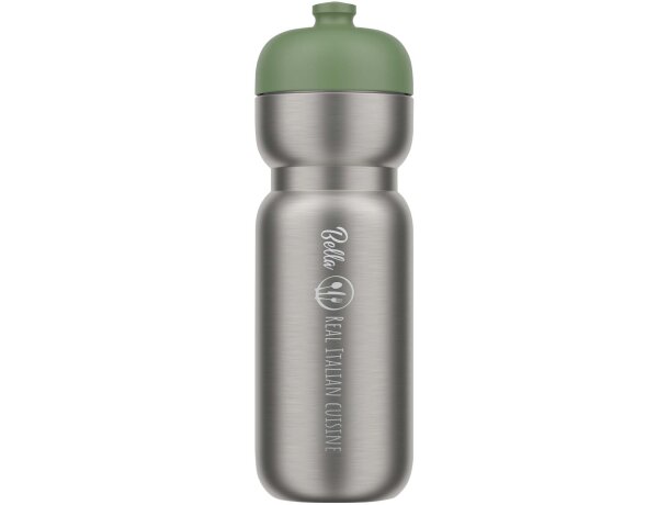 Bidón deportivo acero inoxidable Mepal Pull 800ml Verde musgo detalle 1